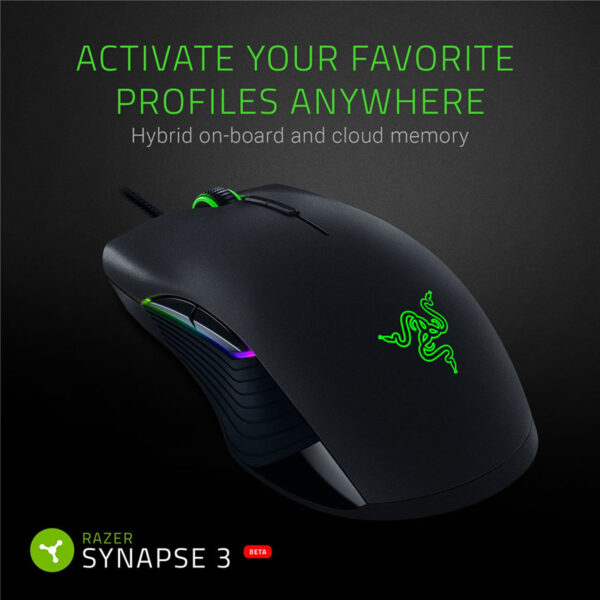 Razer Lancehead Tournament Edition Ambidextrous Gaming Mouse: 16K DPI Optical Sensor - Chroma RGB Lighting - 8 Programmable Buttons - Mechanical Switches