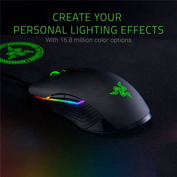 Razer Lancehead Tournament Edition Ambidextrous Gaming Mouse: 16K DPI Optical Sensor - Chroma RGB Lighting - 8 Programmable Buttons - Mechanical Switches