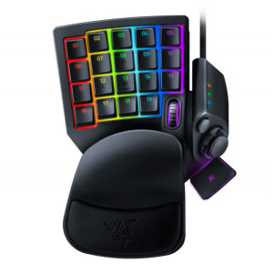 Razer Tartarus Pro Gaming Keypad: Analog-Optical Key Switches – 32 Programmable Keys – Customizable Chroma RGB Lighting – Programmable Macros – Variable Key Press Pressure Sensitivity