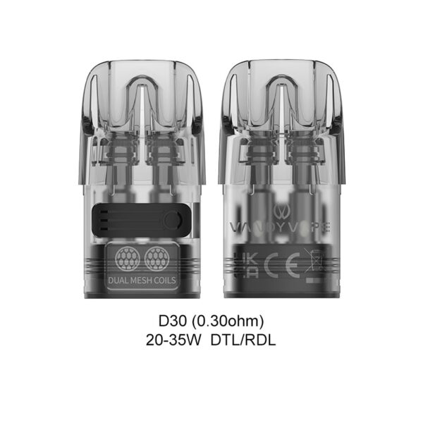 Vandy Vape Rilo Pod Cartridge for Rilo GO,Rilo SO Kit 3ml/4ml (2pcs/pack)