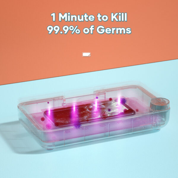 Rock Space 10W Wireless Charging UVC LED Disinfection Sterilizer Health Care Mobile Phone Face Mask Jewelry Watch Cleaner Vapor Devices Sterilization Box