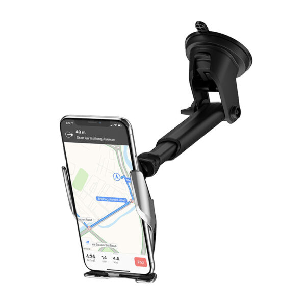 HOCO S14 Surpass Automatic Induction Wireless Charging Car Holder FOR 11/11Pro/11ProMax/XR/XsMax/XS/X/8/8Plus/S20/S10/S9/S8/Note 10/Note 9 and More