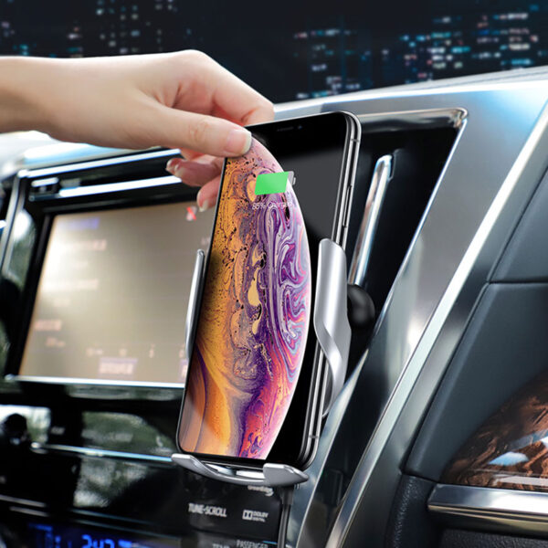 HOCO S14 Surpass Automatic Induction Wireless Charging Car Holder FOR 11/11Pro/11ProMax/XR/XsMax/XS/X/8/8Plus/S20/S10/S9/S8/Note 10/Note 9 and More