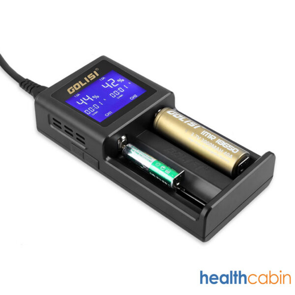 Golisi S2 2.0A Smart Charger with LCD Screen AU,UK Plug