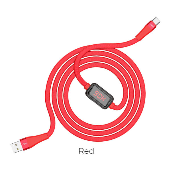 HOCOS4 USB to Type-C Charging Data cable with Timer and Display