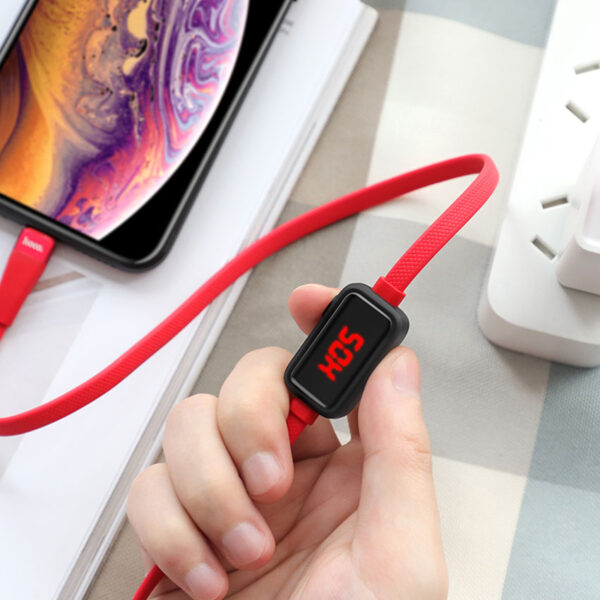 HOCO S4 Fast Charging cable with Timing Display