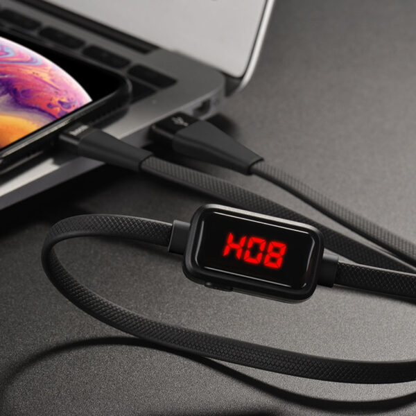 HOCO S4 Fast Charging cable with Timing Display