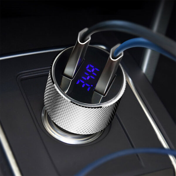 ROCK Sitor Car Charger with Digital Display