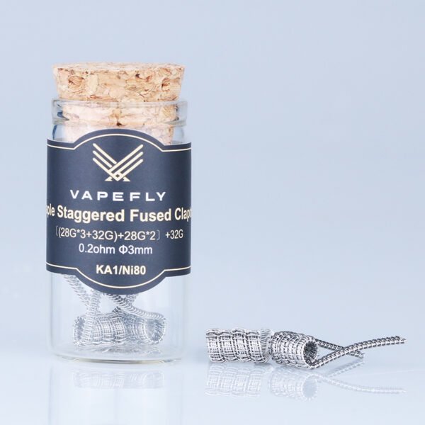 Vapefly Staple Staggered Fused Clapton (6pcs/pack)