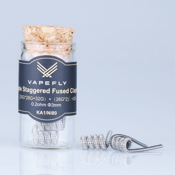 Vapefly Staple Staggered Fused Clapton (6pcs/pack)