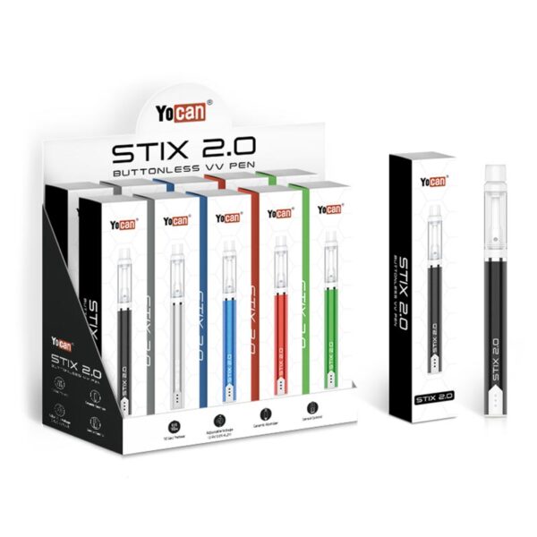 Yocan Stix 2.0 Vaporizer Pen Kit 350mAh 1ml (10pcs/pack)