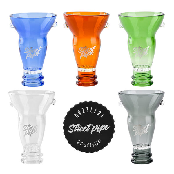 DAZZLEAF Street Pipe Old School Hand Glass Pipe