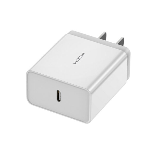 ROCK T12 Pro Single PD Fast Charging Travel Charger (CCC)