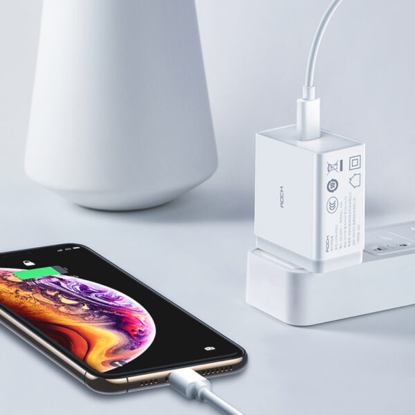 ROCK T12 Pro Single PD Fast Charging Travel Charger (CCC)