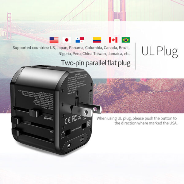 ROCK T20 Multifunctional Plug Travel Charger