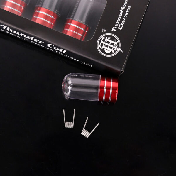 10pc ThunderHead Creations MTL Fused Clapton NI80 Prebuilt Coil(28ga*2+38ga)xID2.5