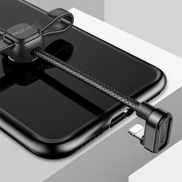ROCK U-shaped Metal Lightning Charge,Sync Cable 100cm