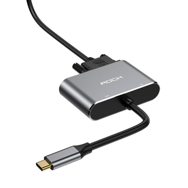 ROCK USB C to HDMI,VGA Converter