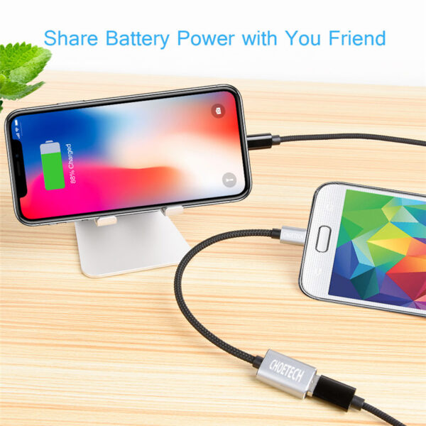 CHOETECH AB0013 Micro USB 2.0 OTG Cable