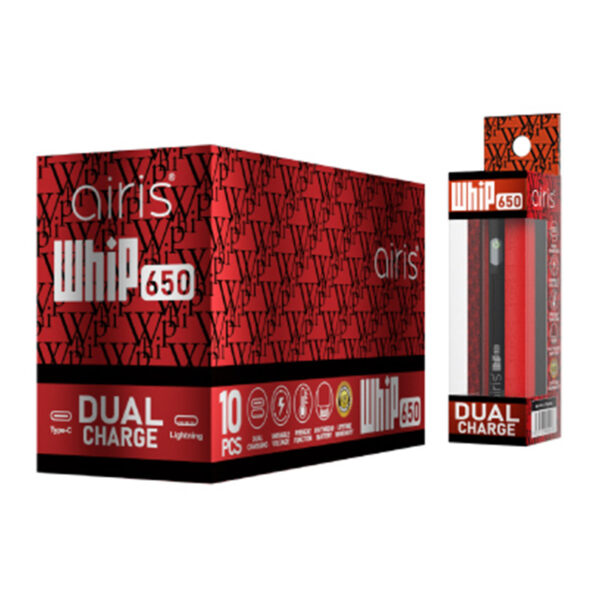 AIRISTECH Whip 510 Thread Vaporizer Battery 650mAh / 900mAh