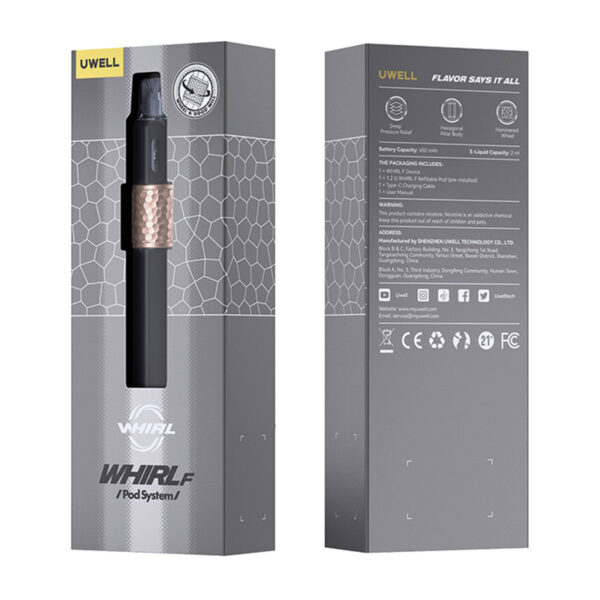 UWELL Whirl F Pod System Kit 450mAh 2ml (SALE)