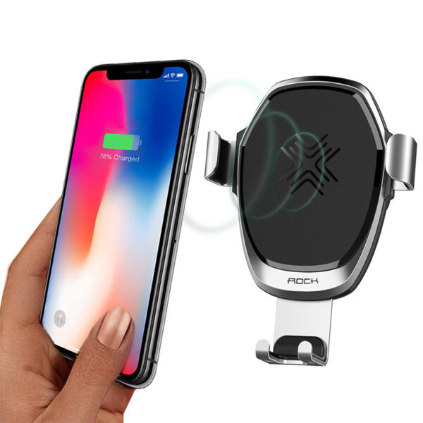 ROCK Wireless Charging Gravity Car Mount 7.5W/10W