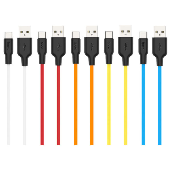 HOCO X21 Plus Silicone Fast Charging Cable