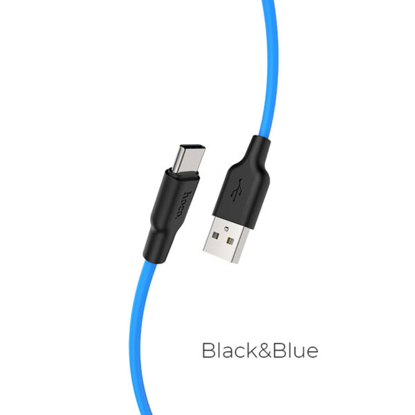 HOCO X21 Plus Silicone Fast Charging Cable