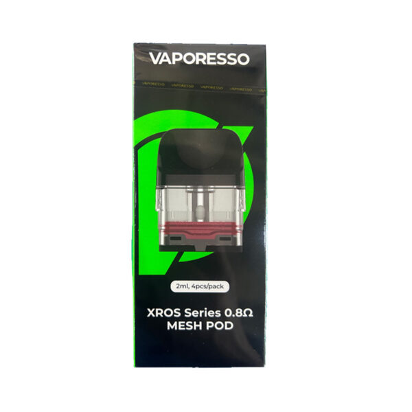 Vaporesso Xros Series Pod Cartridge for Xros / Xros 2 / Xros Mini / Xros 3 / Xros 3 Mini / Xros Nano / Xros 3 Nano / Xros Pro / Xros Cube / XROS 4 / XROS 4 Mini/ Xros 4 Nano/Xros 5/Xros 5 MINI Kit 2ml / 3ml (4pcs/pack) (SALE)
