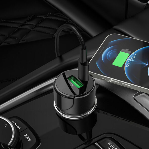 HOCO Z42 Fast Charging PD20W+QC3.0 Type-C Car Charger