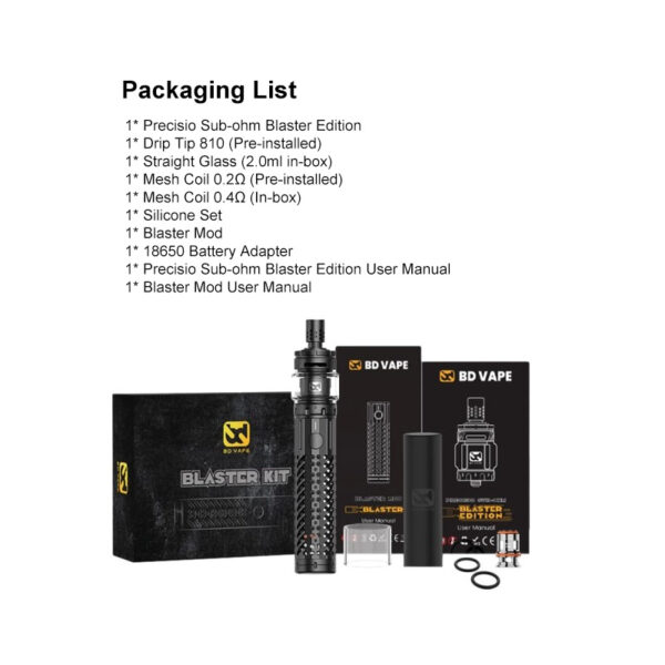 BD Vape Blaster 217100/18650 Kit 6.5ml