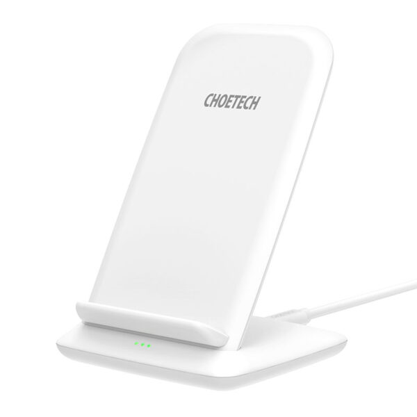 CHOETECH T555-S 10W 2 Coils Fast Wireless Charging For 11/11Pro/11ProMax/XR/XsMax/XS/X/8/8Plus/S20/S10/S9/S8/Note 10/Note 9 and More