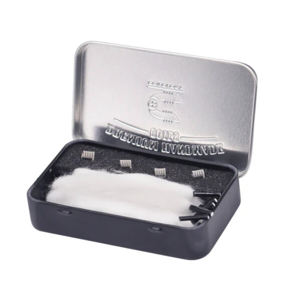 4pcs Coilology Pre-built Ni80 Interlock Alien Coil (with 10 Strips of the Shoelace Cotton)