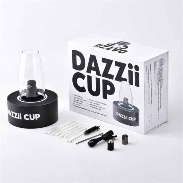 DAZZLEAF DAZZii CUP Dab Rig Water Pipe Vaporizer Kit 1600mAh