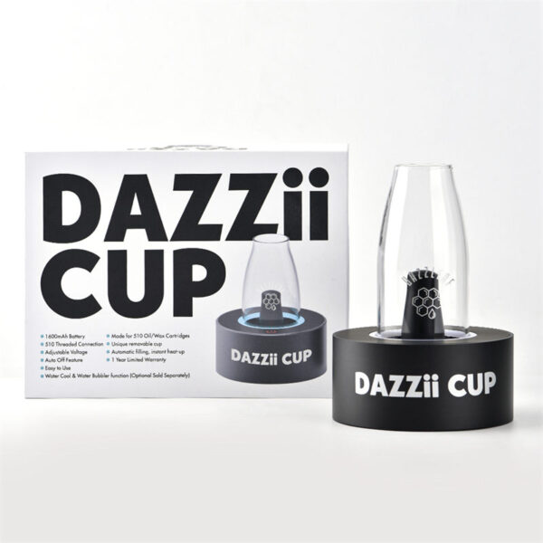 DAZZLEAF DAZZii CUP Dab Rig Water Pipe Vaporizer Kit 1600mAh