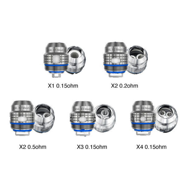 Freemax 904L X Mesh Coil for Fireluke 2,Fireluke 3,Twister Fireluke 2,Fireluke Mesh Tank,Maxluke Tank,Fireluke M Tank,Fireluke 4 Tank (5pcs/pack)