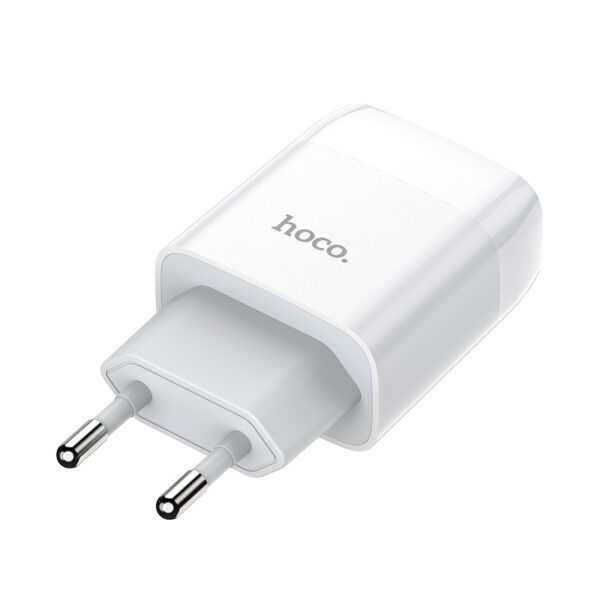 HOCO C72A Glorious Single Port Fast Charger For 7/7 Plus/6S/6S Plus/6 Plus/6/SE (2020)/ 11/ 11Pro/11ProMax/XsMax,/XR/ XS/X/8/8 Plus/ AirPods/Ipad/Samsung/LG/HTC/Huawei/Moto/xiao MI and More