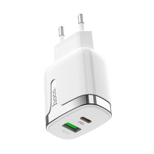 HOCO C79A Zeus PD+QC3.0 Fast Charger For 7/7 Plus/6S/6S Plus/6 Plus/6/SE (2020)/ 11/ 11Pro/11ProMax/XsMax,/XR/ XS/X/8/8 Plus/ AirPods/Ipad/Samsung/LG/HTC/Huawei/Moto/xiao MI and More