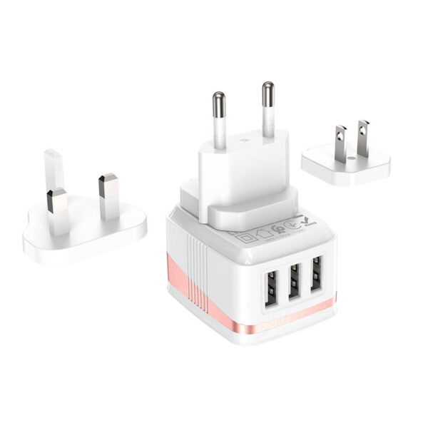 HOCO C83 Detachable Pin Fast Charger For 7/7 Plus/6S/6S Plus/6 Plus/6/SE (2020)/ 11/ 11Pro/11ProMax/XsMax,/XR/ XS/X/8/8 Plus/ AirPods/Ipad/Samsung/LG/HTC/Huawei/Moto/xiao MI and More