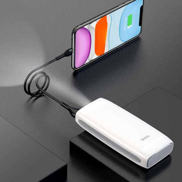 HOCO J64 Tough Power Bank Fast Charging For 7/7 Plus/6S/6S Plus/6 Plus/6/SE (2020)/ 11/ 11Pro/11ProMax/XsMax,/XR/ XS/X/8/8 Plus/ AirPods/Ipad/Samsung/LG/HTC/Huawei/Moto/xiao MI and More (10000mAh)