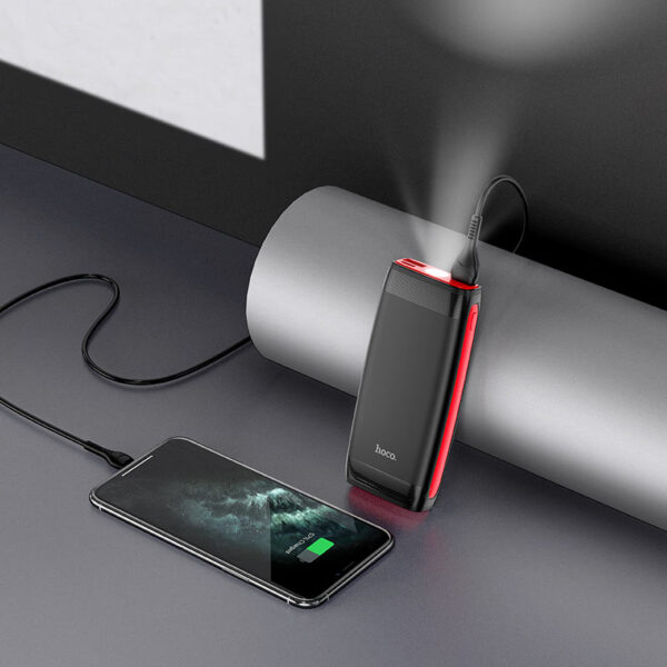 HOCO J64 Tough Power Bank Fast Charging For 7/7 Plus/6S/6S Plus/6 Plus/6/SE (2020)/ 11/ 11Pro/11ProMax/XsMax,/XR/ XS/X/8/8 Plus/ AirPods/Ipad/Samsung/LG/HTC/Huawei/Moto/xiao MI and More (10000mAh)