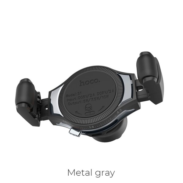 HOCO S1 In-Car Wireless Charging Phone Holder FOR 11/11Pro/11ProMax/XR/XsMax/XS/X/8/8Plus/S20/S10/S9/S8/Note 10/Note 9 and More