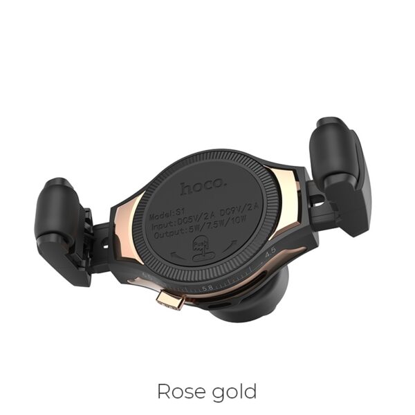 HOCO S1 In-Car Wireless Charging Phone Holder FOR 11/11Pro/11ProMax/XR/XsMax/XS/X/8/8Plus/S20/S10/S9/S8/Note 10/Note 9 and More