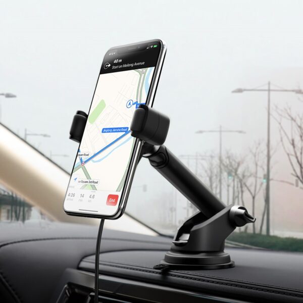HOCO S12 Rich Power Wireless Charging Car Holder