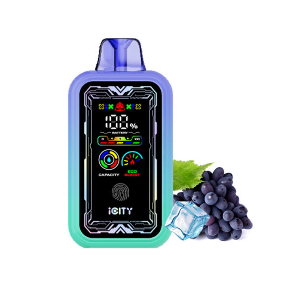 iCity CT 35000 Touch Button Disposable Vape Kit 850mAh 25ml (35000 Puffs)