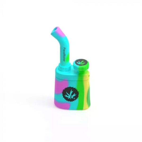 PieceMaker Klutch Silicone Bubbler with HexTEK™ Perc | Random Color - Image 5