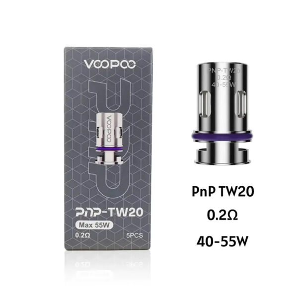 Voopoo PnP Replacement Coils for Drag Baby/Mini/2/S/X,VINCI Series Kit,Argus Pro,PnP 20/22,V.SUIT,Doric 60,Drag E60,Drag H80 S (5Pcs/Pack)