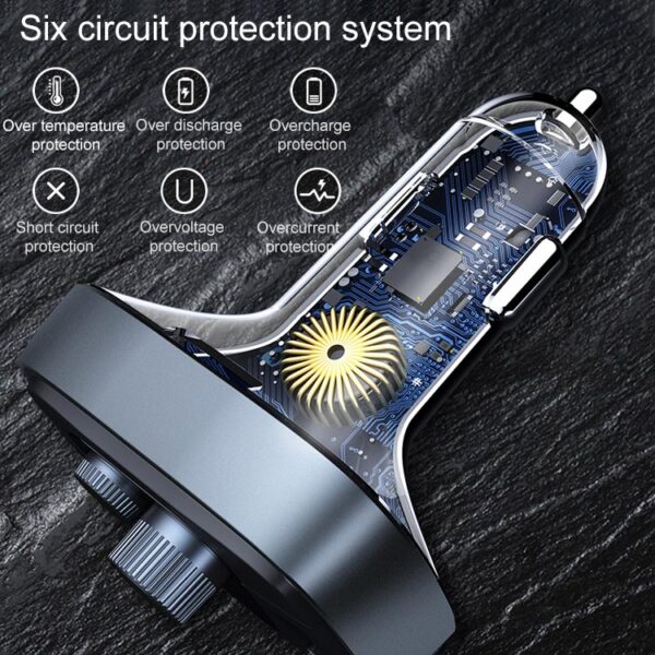 REMAX RCC-230 Kezhi Series 2 USB 4.8A Fast Charging Car Charger For 7/7 Plus/6S/6S Plus/6 Plus/6/SE (2020)/ 11/ 11Pro/11ProMax/XsMax,/XR/ XS/X/8/8 Plus/ AirPods/Ipad/Samsung/LG/HTC/Huawei/Moto/xiao MI and More