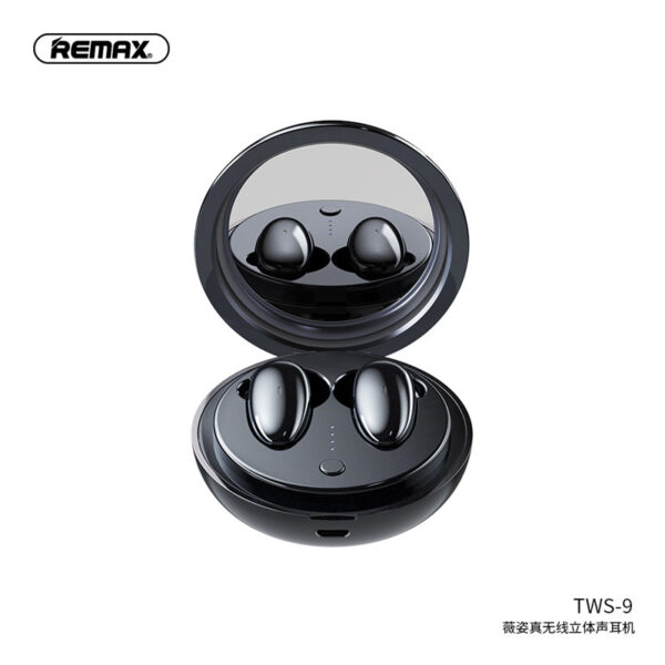 REMAX TWS-9 Bluetooth 5.0 True Wireless Earbuds Premium Sound With Deep Bass For Sport Running 400mAh
