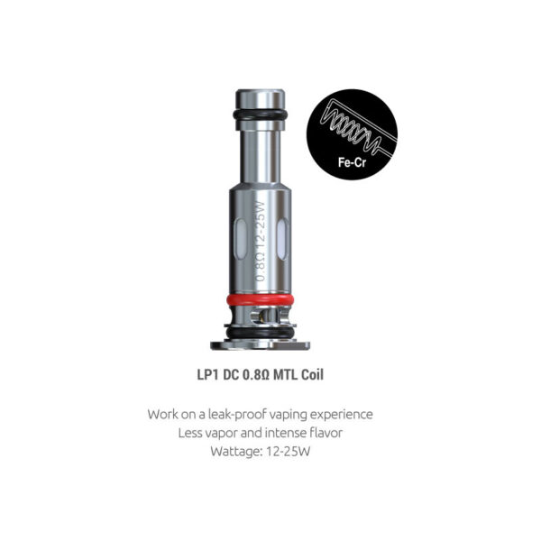 SMOK LP1 Coil for SMOK Novo 4 Kit / Smok Pozz Pro kit / SMOK Novo 4 Mini Kit / SMOK Nfix Pro Kit / SMOK RPM 25 (5pcs/pack)